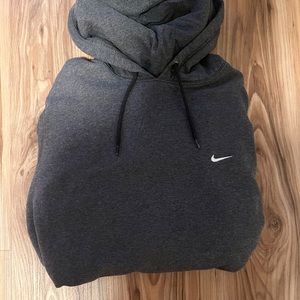 Grey fleece nike sweatshirt